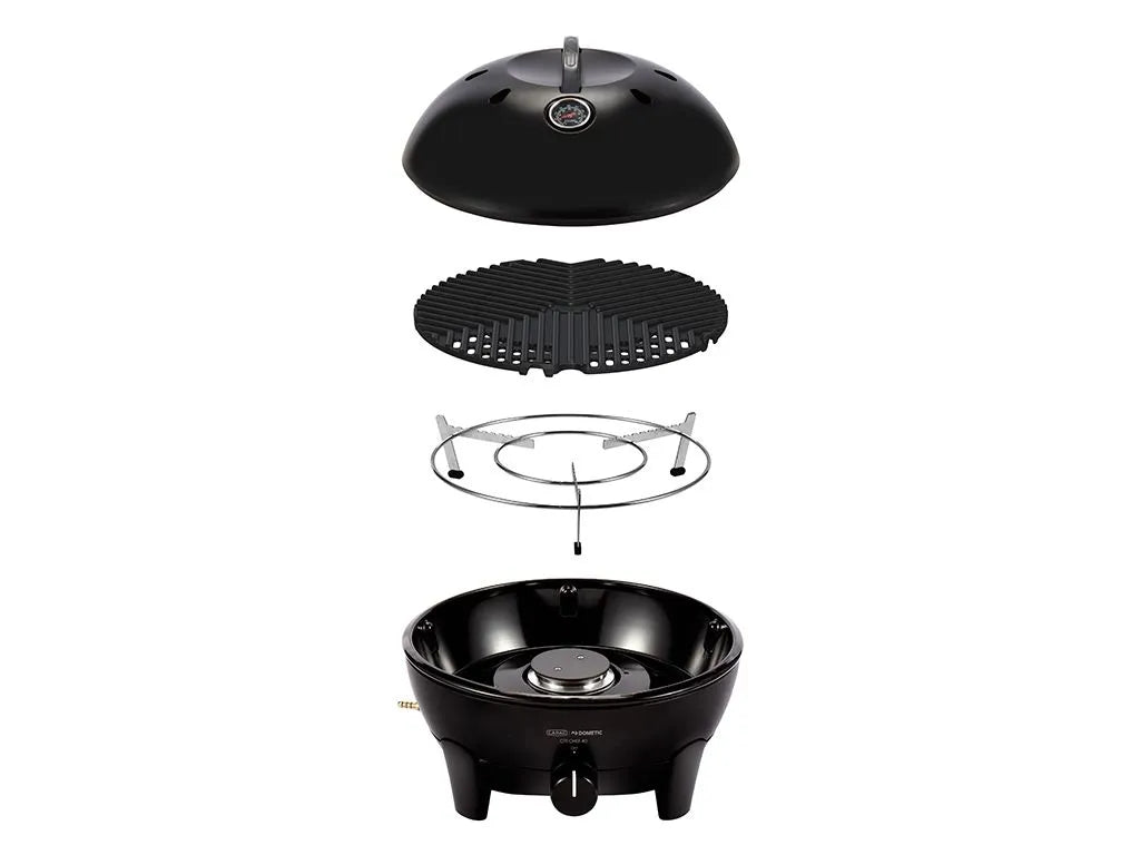 CADAC Citi Chef 40/ Black/ Portable 4 Piece/ Gas Barbeque/ Camp Cooker