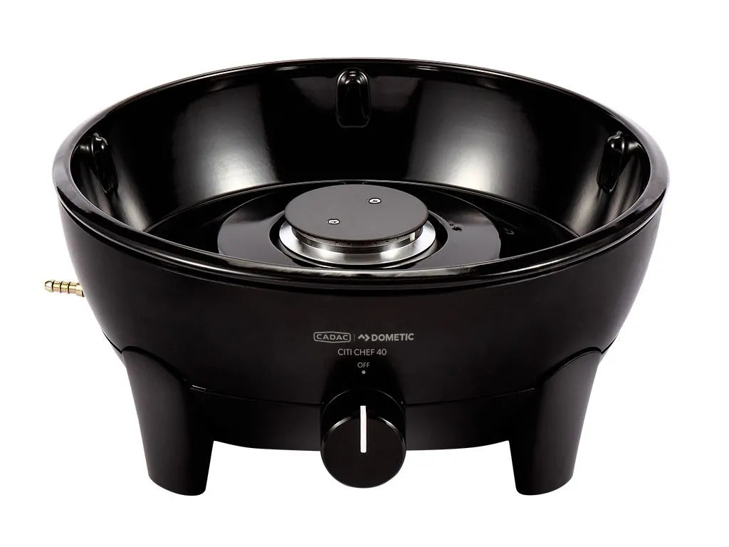 CADAC Citi Chef 40/ Black/ Portable 4 Piece/ Gas Barbeque/ Camp Cooker