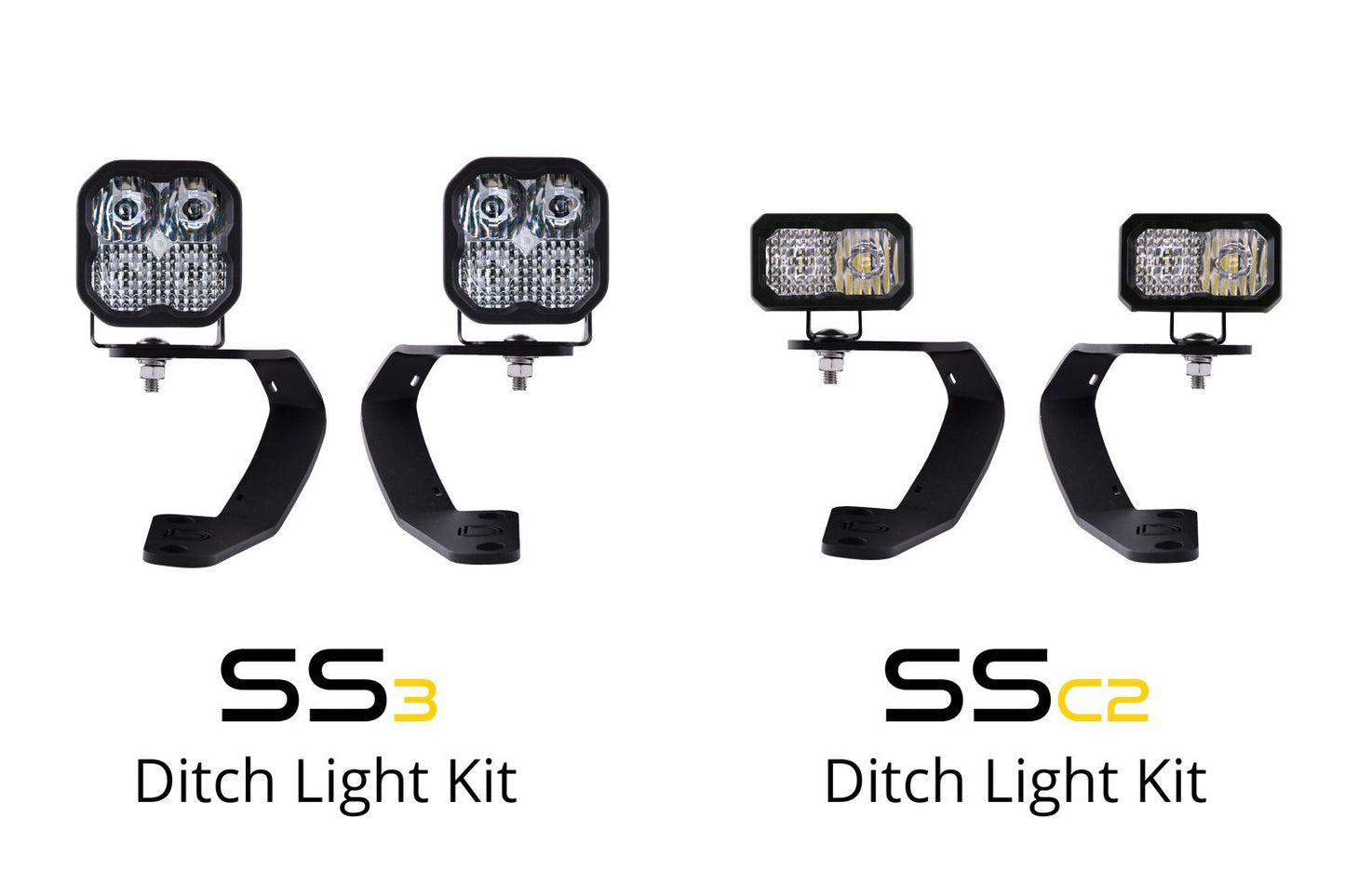 Stage Series Backlit Ditch Light Kit for 2010-2024 Toyota 4Runner