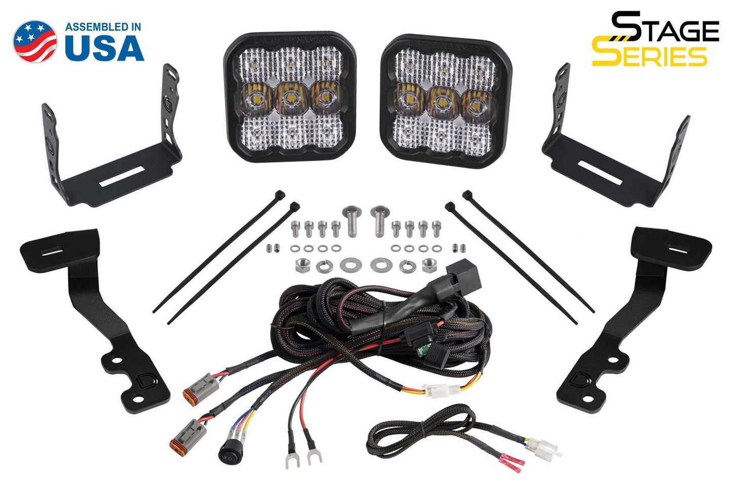 Stage Series Backlit Ditch Light Kit for 2022-2025 Toyota Tundra