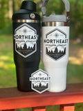 3" Northeast Overland Sticker