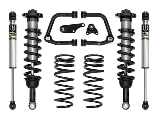 ICON 2024 Toyota Tacoma 1.25-3" Lift, Stage 2 Suspension System, Tubular, Triple Rate Rear Springs