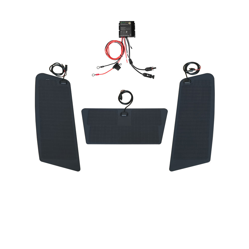 Toyota Tundra with Scoop 2nd Gen (2014-2021) Lensun 90W Hood Solar Panel