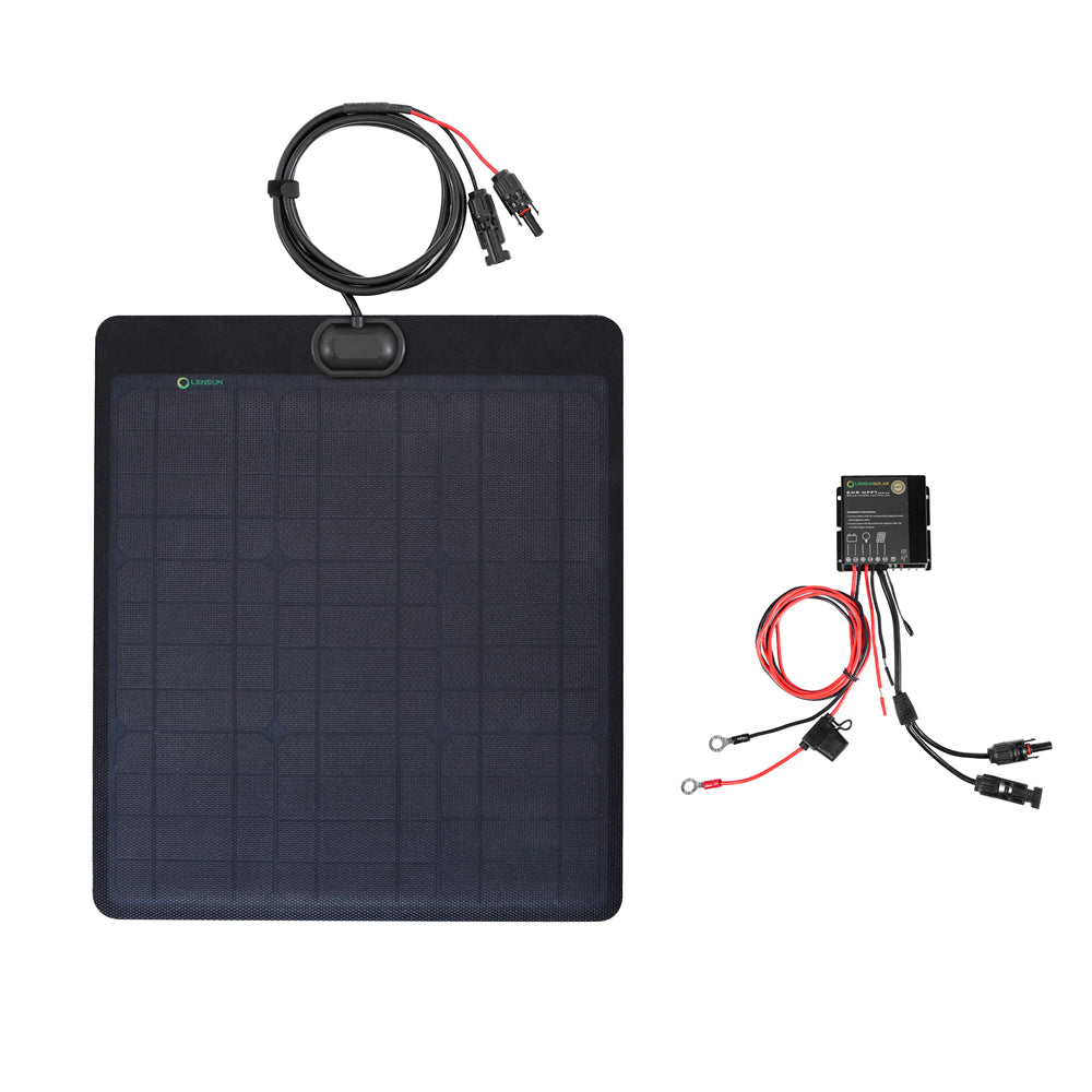 Toyota Tacoma Sport 2nd Gen (2005-2015) Lensun 25W Hood Flexible Solar Panel