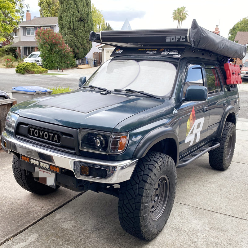 Toyota 4Runner 3rd Gen (1995-2002) Lensun 85W Hood Flexible Solar Panel Charge for Battery-1