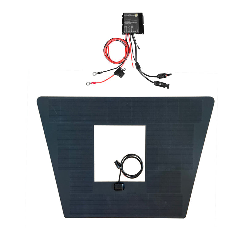 Toyota Hilux 7th Gen (2005-2010) Lensun 110W Hood/Bonnet Flexible Solar Panel-3