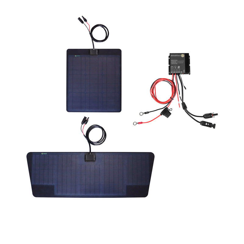 Toyota Tacoma Sport 2nd Gen (2005-2015) Lensun 60W(25W+35) 12V Hood Flexible Solar Panel-5