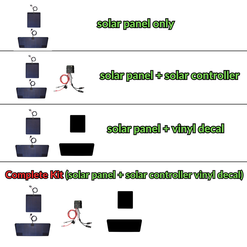Toyota Tacoma Sport 2nd Gen (2005-2015) Lensun 60W Hood Flexible Solar Panel