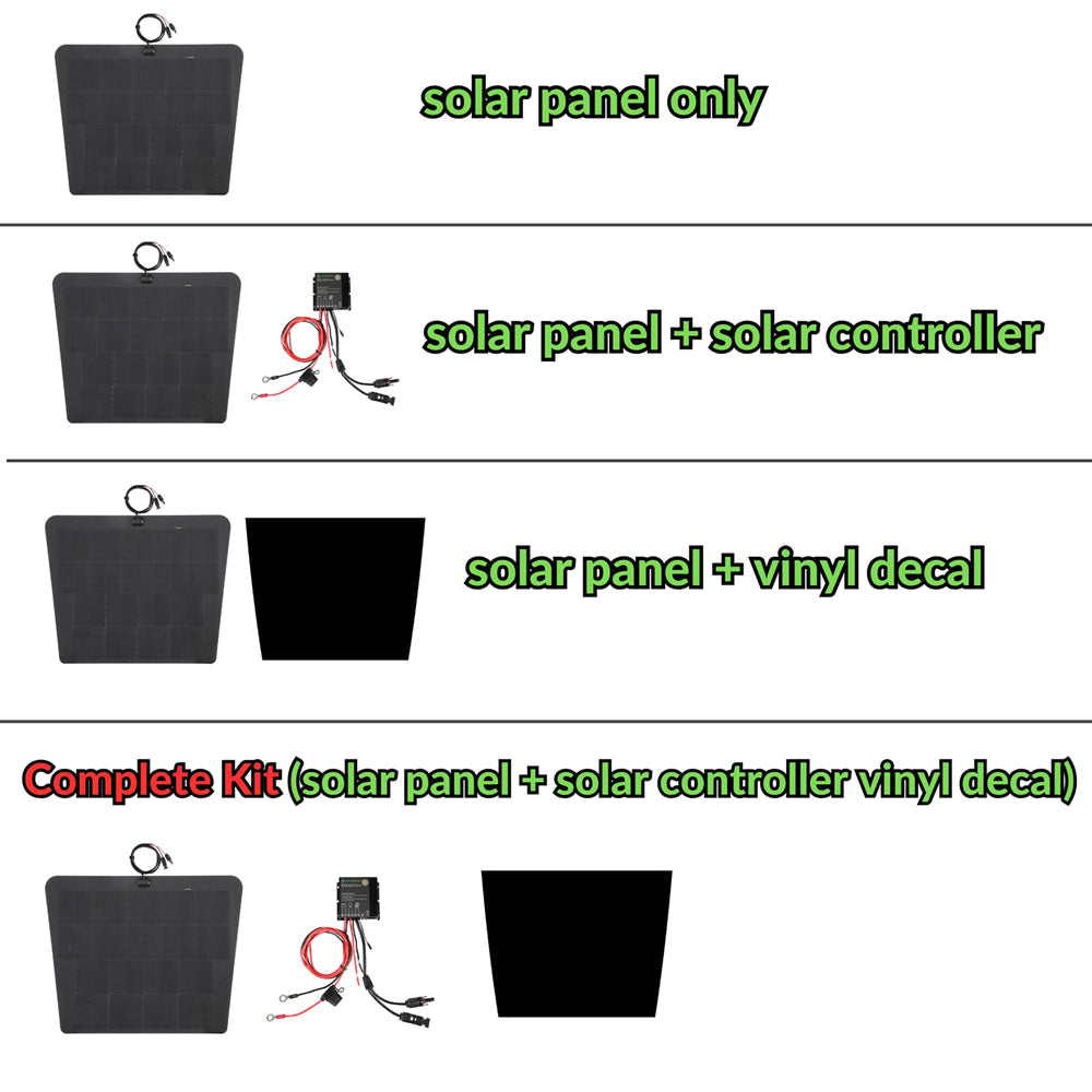 Toyota Tacoma 1st&2nd Gen(1995-2015) Lensun 100W Hood Solar Panel