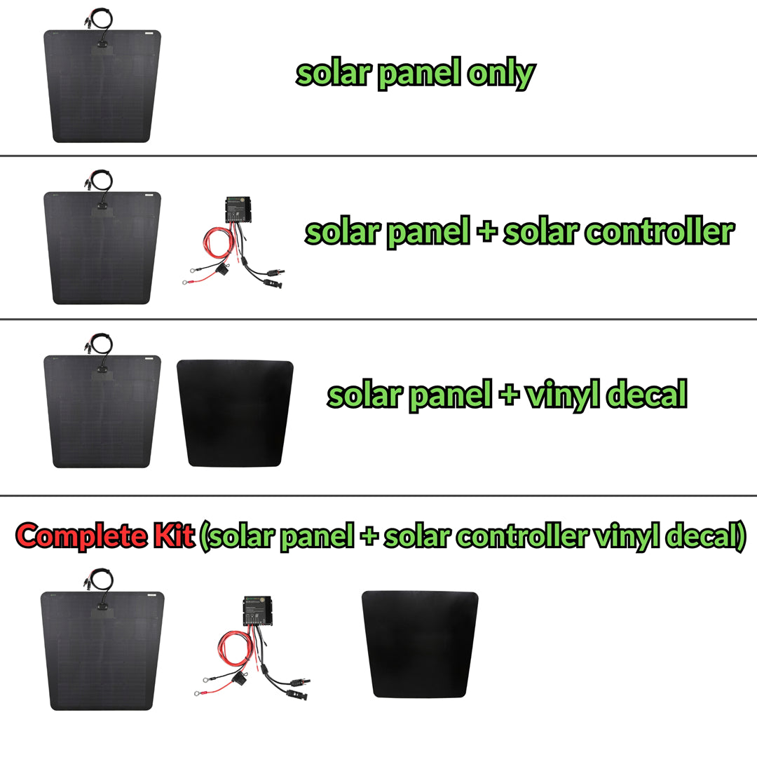 Toyota 4Runner 4th&5th Gen (2003-2024) Lensun 100W Hood Flexible Solar Panel